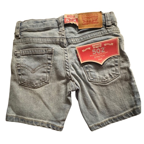 Levi's‎ 502 Denim Shorts Adjustable Waist Stretch Regular Fit 2T - Picture 1 of 5